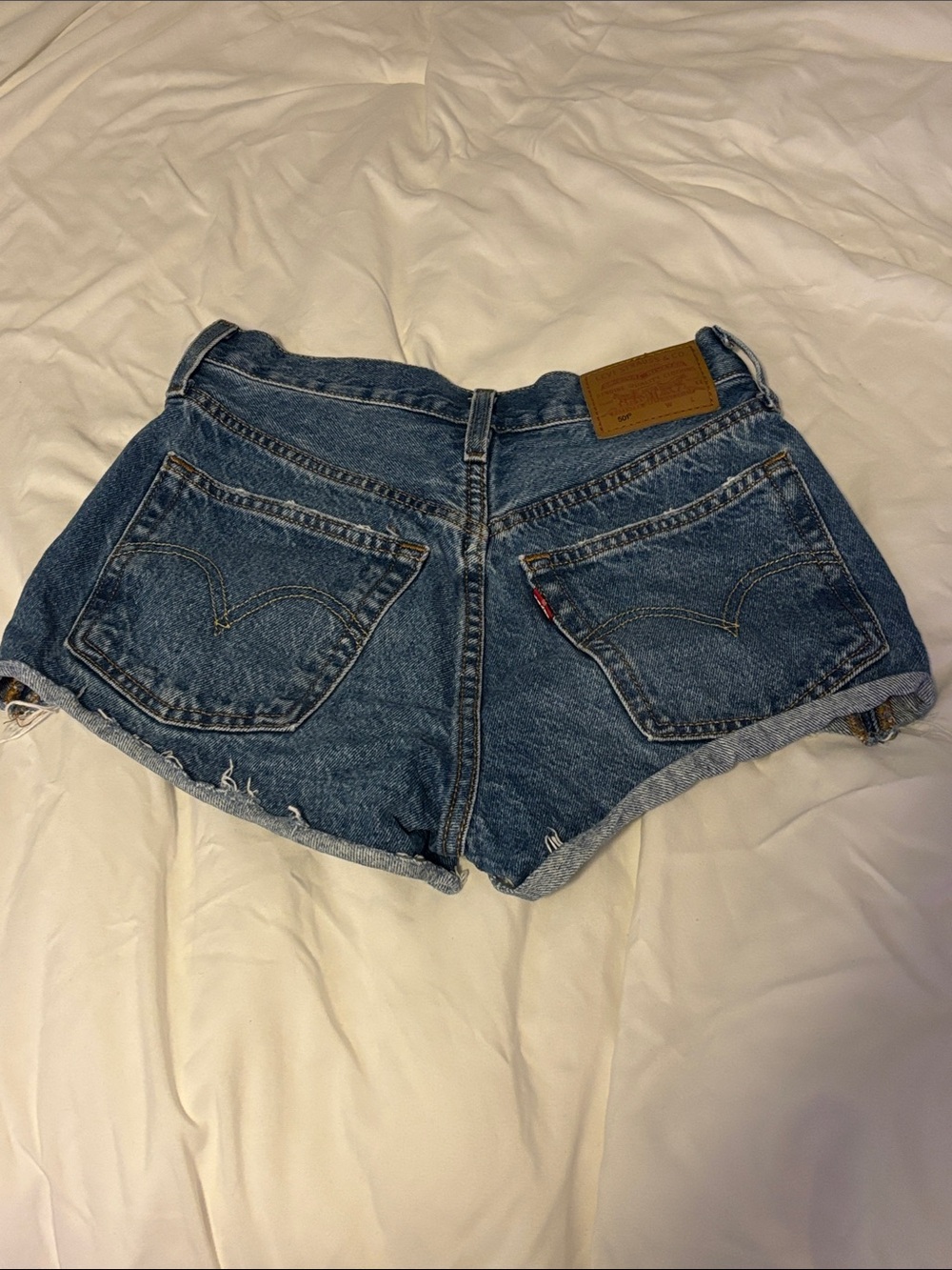Levis Premium 501 Cutoff Jean Shorts